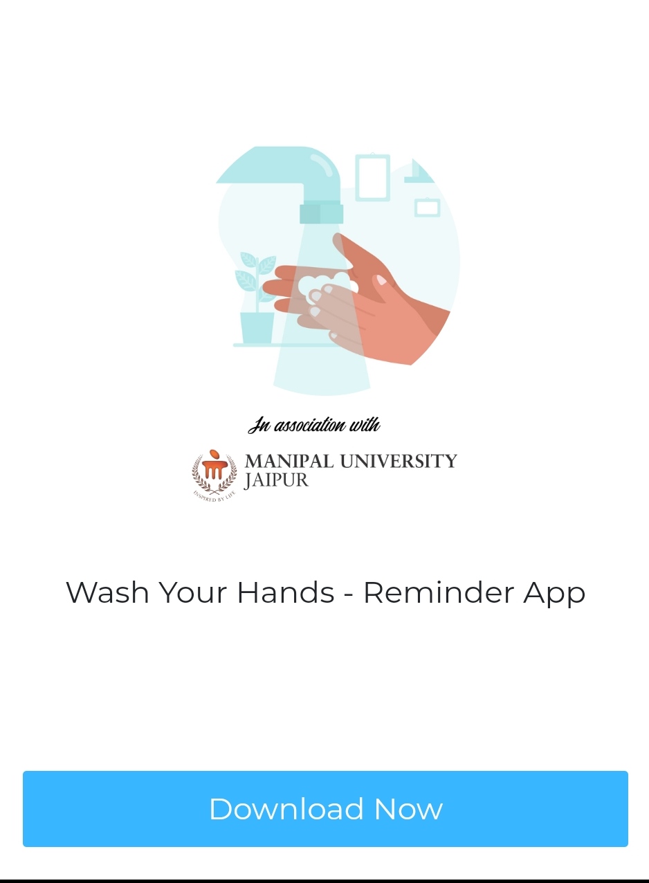 MUJ STUDENTS CREATE APP THAT GIVES HANDWASHING REMINDERS