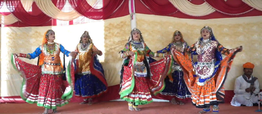 VIEWERS ENJOY A ROBUST FOLK DANCE PERFORMANCE OF CHAKRI ON THE JKK ...